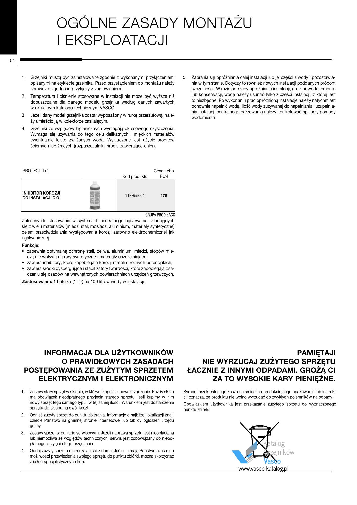 Katalog Vasco 2021 - informacje